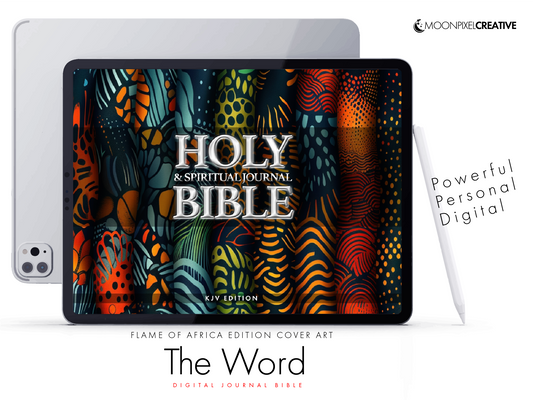 Digital Journaling Bible | KJV | Flame of Africa Edition